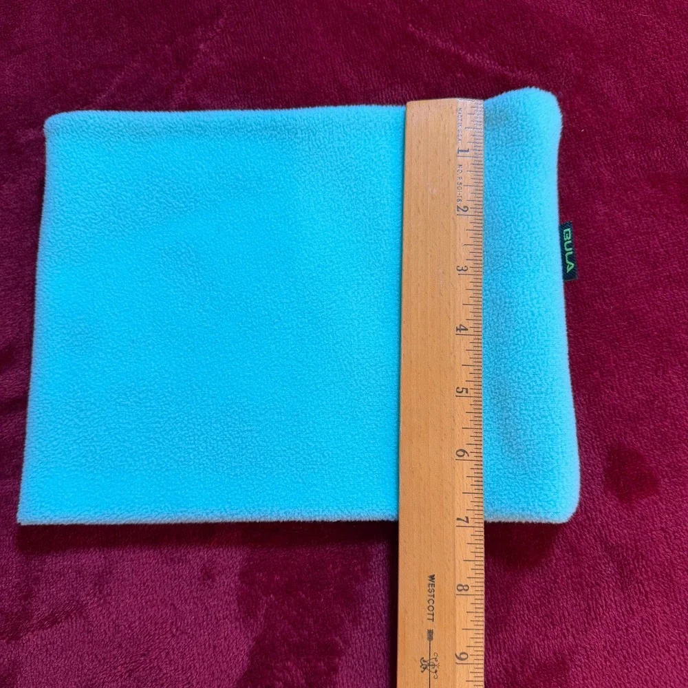 Bula Kids Polartec Fleece Neck Gaiter Mint Green Winter Ski Scarf Made in Canada